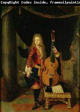 Casper Netscher Portrait of Johann Schenck